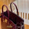 爱马仕 Birkin 30cm 葡萄紫 金扣 一级皮 尼罗鳄鱼皮 臻品级别