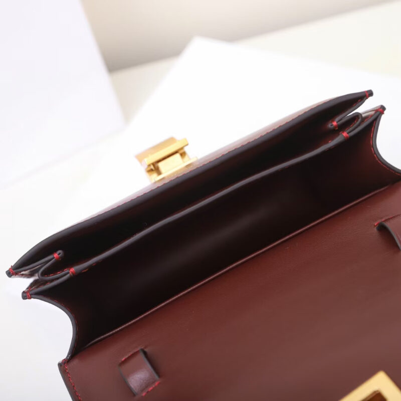 Celine*ClassicBox系列192523酒红色免检版 - Image 9