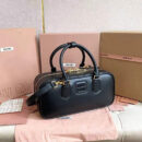 miumiu缪缪*5BB148保龄球包袋黑色免检版
