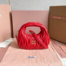 miumiu缪缪*5BP078Mini单肩包红色免检版