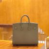 547335ab41bcdb4.jpg 爱马仕 Birkin 25cm 大象灰 Epsom 掌纹小牛皮 银扣 原版蜜蜡线 顶级手缝