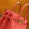 爱马仕 Birkin 30cm 龙虾粉 杜鹃粉 尼罗鳄鱼皮 金扣 原版蜜蜡线 顶级手缝 现货