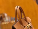 爱马仕 Birkin 25cm 金棕色 Togo小牛皮 金扣 原版蜜蜡线 顶级手工缝制