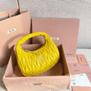 miumiu缪缪*Matelasse系列5BC125手袋黄色免检版