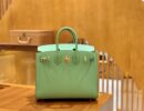 爱马仕 Birkin 25cm 掌纹牛皮 牛油果绿 金扣 外缝