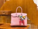 爱马仕 Birkin 30cm 锦葵紫 Togo小牛皮 银扣 原版蜜蜡线 顶级手工缝制