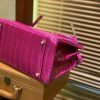 爱马仕 Birkin 25cm 30cm 天方夜谭紫 一级尼罗鳄鱼皮 顶级工艺全手工制作