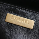 Chanel 24A系列AS4958抛光小羊皮单肩包黑色免检版
