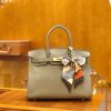 爱马仕 Birkin 30cm 斑鸠灰 Togo小牛皮 金扣 原版蜜蜡线 顶级手工缝制
