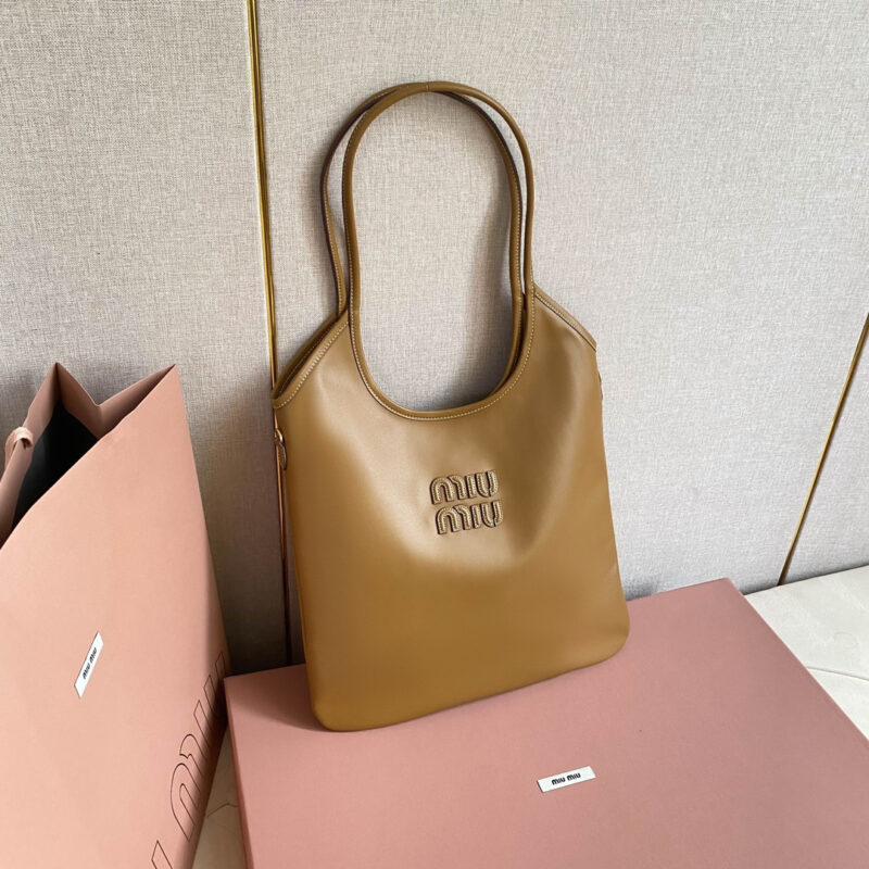 miumiu缪缪*IVY系列5BG231限定款Tote包焦糖色免检版 - Image 7