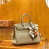 爱马仕 Birkin 30cm 斑鸠灰 Togo小牛皮 金扣 原版蜜蜡线 顶级手工缝制