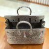 5b4f0c6fbd05d0d.jpg 爱马仕 Birkin 25cm 原色 仿蜥蜴皮 银扣 原版蜜蜡线 顶级手工