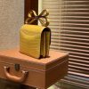 爱马仕 Constance空姐包 琥珀黄 一级尼罗鳄鱼皮 顶级手缝工艺 18cm