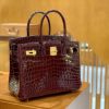 爱马仕 Birkin 30cm 波尔多酒红 尼罗鳄鱼皮 金扣 原版蜜蜡线 顶级手缝 现货
