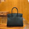 5cc698a36617364.jpg 爱马仕 Birkin 30cm 经典黑 Epsom掌纹小牛皮 银扣 原版蜜蜡线 顶级手工缝制