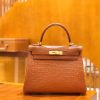 爱马仕 Kelly 凯莉包 尼罗鳄鱼皮 蜜糖棕 28cm