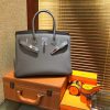 爱马仕 Birkin 30cm ( 铂金包) Togo小牛皮 锡器灰 原版蜜蜡线 全手工缝制