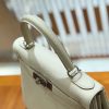 爱马仕 Kelly 28cm togo 牛皮 奶昔白 银扣 全手工缝制 现货