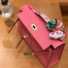 爱马仕 Mini Kelly迷你凯莉 唇膏粉 Epsom掌纹皮 臻品级别 1代 金扣 22cm