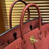 6164a31075497bf.jpg 爱马仕 Birkin 30cm 石榴红 南非进口鸵鸟皮 顶级手缝工艺 金扣