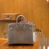 爱马仕 Birkin 25cm 尼罗鳄鱼皮 大象灰 金扣 新增现货