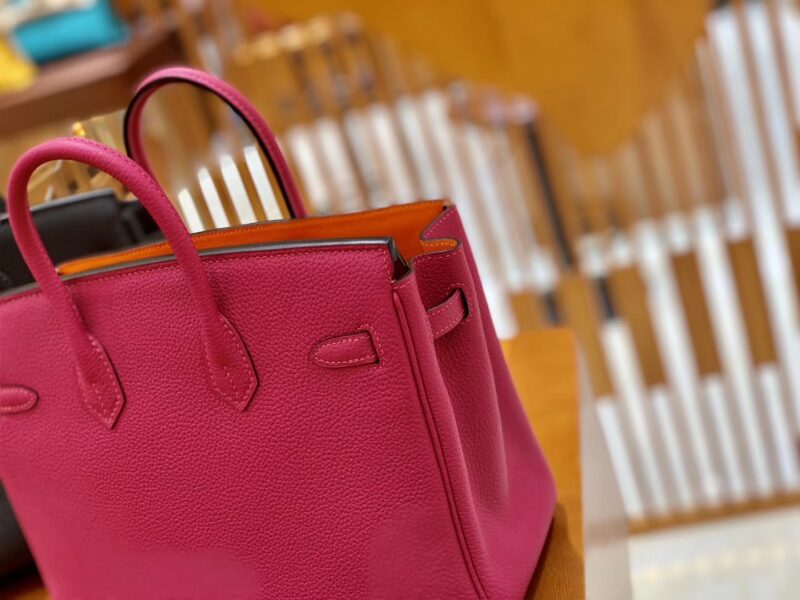 爱马仕 Birkin 25cm 拼色 Togo 德国进口小牛皮 全手工缝制 - Image 2