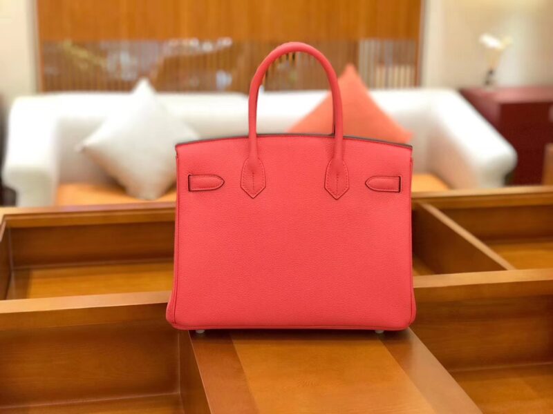 爱马仕 新增现货 birkin 铂金包 唇膏粉 德国进口小牛皮 银扣 30cm - Image 8