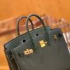 65f1c00045e5602.jpg 爱马仕 Birkin 铂金包 松林绿 Touch 牛皮拼鳄鱼皮 金扣 25cm