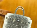 爱马仕 Birkin 25cm 原色 雪花仿蜥蜴皮 全手工缝制 稀有 现货