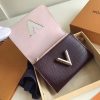 M67709 LV TWIST 短款钱夹 LV钱夹 LV女士钱包 LV水波纹短夹 紫色