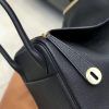 爱马仕 Lindy琳迪包 经典黑金 德国进口togo牛皮 蜡线全手工缝制 26cm