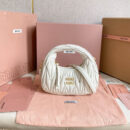 miumiu缪缪*5BP078Mini单肩包白色免检版
