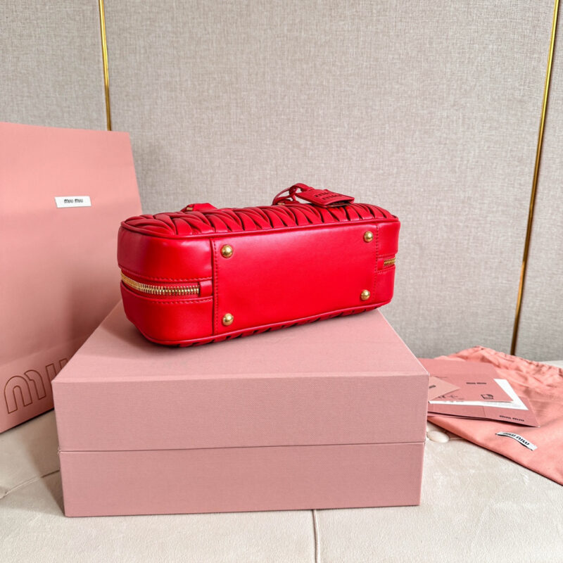 miumiu缪缪*5BB148保龄球包袋红色免检版 - Image 6