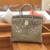 6a3c3ce5459b717.jpg 爱马仕 新增现货 birkin 铂金包 斑鸠灰 一级鳄鱼皮 30cm