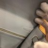 爱马仕 Kelly 32(凯莉包) 亚麻蓝 德国进口 掌纹牛皮 原版蜜蜡线 全手工缝制