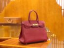 爱马仕 Birkin 30cm 石榴红 Togo小牛皮 金扣 原版蜜蜡线 顶级手工缝制