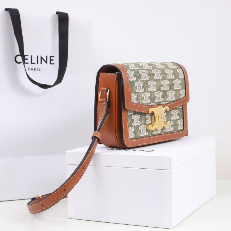 Celine*TeenTriomphe系列手袋188882小号免检版 - Image 3