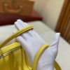 爱马仕 Lindy 琳迪包 柠檬黄 Togo牛皮 进口原料 全手工缝制 银扣 26cm