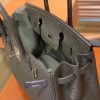 爱马仕 Birkin 30cm 松柏绿 南非进口鸵鸟皮 顶级手缝工艺 金扣