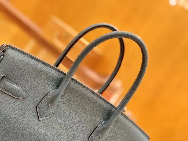 爱马仕 Birkin 30cm 博斯普鲁斯绿 金扣 德国进口togo 牛皮 全手工缝制 - Image 3