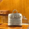 6da797bf40f1d89.jpg 爱马仕 Birkin 25cm 原色 雪花仿蜥蜴皮 全手工缝制 稀有 现货