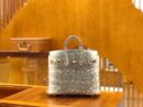 爱马仕 Birkin 25cm 原色 雪花仿蜥蜴皮 全手工缝制 稀有 现货