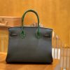 爱马仕 Birkin 30cm 三拼皮三拼色 尼罗鳄鱼皮拼山羊皮 原版蜜蜡线 现货