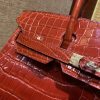 6e35c17aac3b577.jpg 爱马仕 Birkin铂金包 复古红一级皮 尼罗鳄鱼 进口原料 顶级手缝工艺 25cm