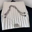 Balenciaga*Monaco系列衍缝线牛皮单肩包m