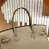 爱马仕 Birkin 30cm 斑鸠灰 Togo小牛皮 银扣 原版蜜蜡线 顶级手工缝制