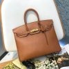 6e9f765eaa17357.jpg 爱马仕 Birkin 铂金包 经典 金棕色 原厂御用swift皮 金扣 35cm