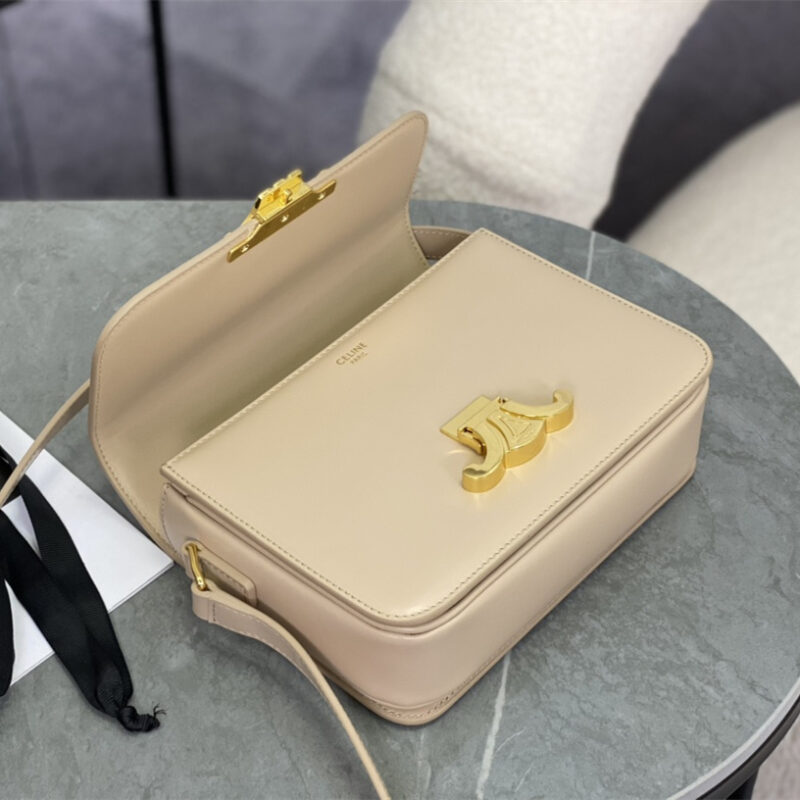 Celine*Triomphe系列手袋188423奶茶色免检版 - Image 6
