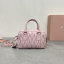 miumiu缪缪TooPretty系列5BB123保龄球手袋粉色