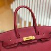 722433292e629d1.jpg 爱马仕 Birkin 30cm 石榴红 Togo小牛皮 金扣 原版蜜蜡线 顶级手工缝制